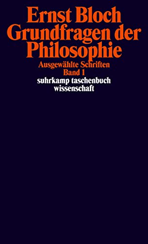 Grundfragen der Philosophie: Ausgewählte Schriften Band 1 (suhrkamp taschenbuch wissenschaft) von Suhrkamp Verlag AG